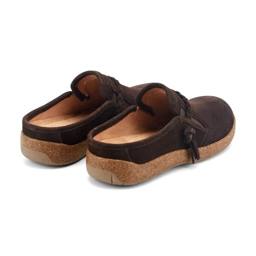 Earth Rosalin Women's Suede Slip-On Clogs - Dark Brown - View 3
