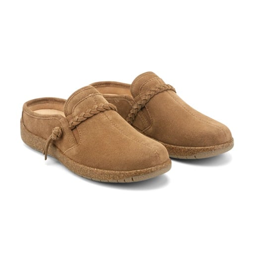 Earth Rosalin Women's Suede Slip-On Clogs - Medium Brown - View 2