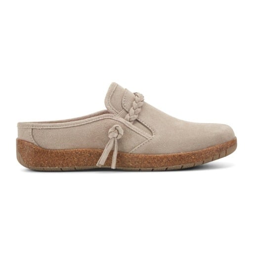 Earth Rosalin Women's Suede Slip-On Clogs - Taupe - View 2