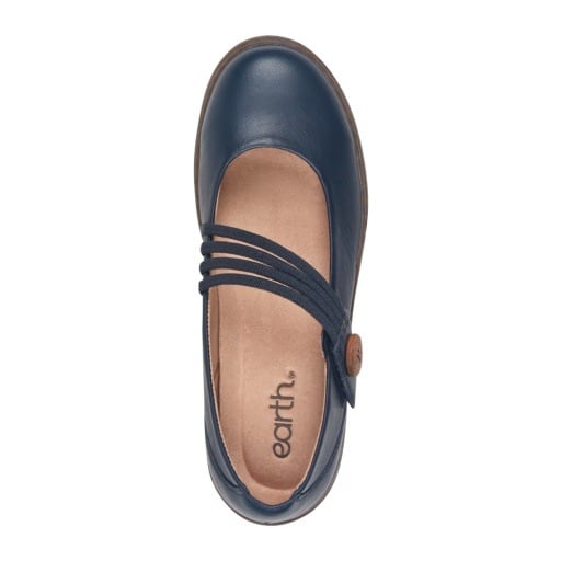 Earth Vannie Women's Mary Jane Flats - Dark Blue - View 5