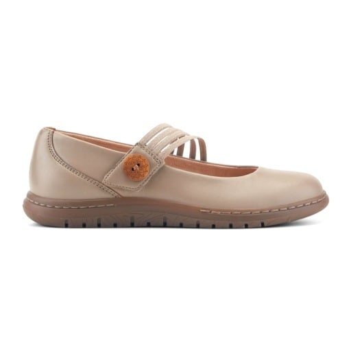 Earth Vannie Women's Mary Jane Flats - Taupe - View 2