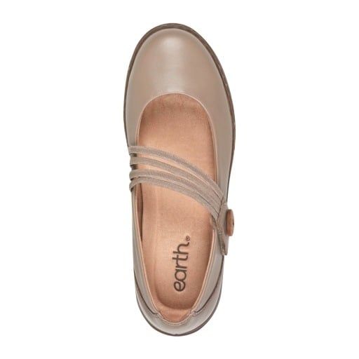 Earth Vannie Women's Mary Jane Flats - Taupe - View 5
