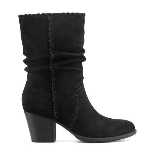 Earth Venla Women's Heeled Suede Boots - Black - View 1