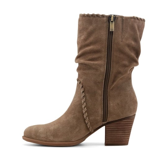 Earth Venla Women's Heeled Suede Boots - Dark Green - View 4