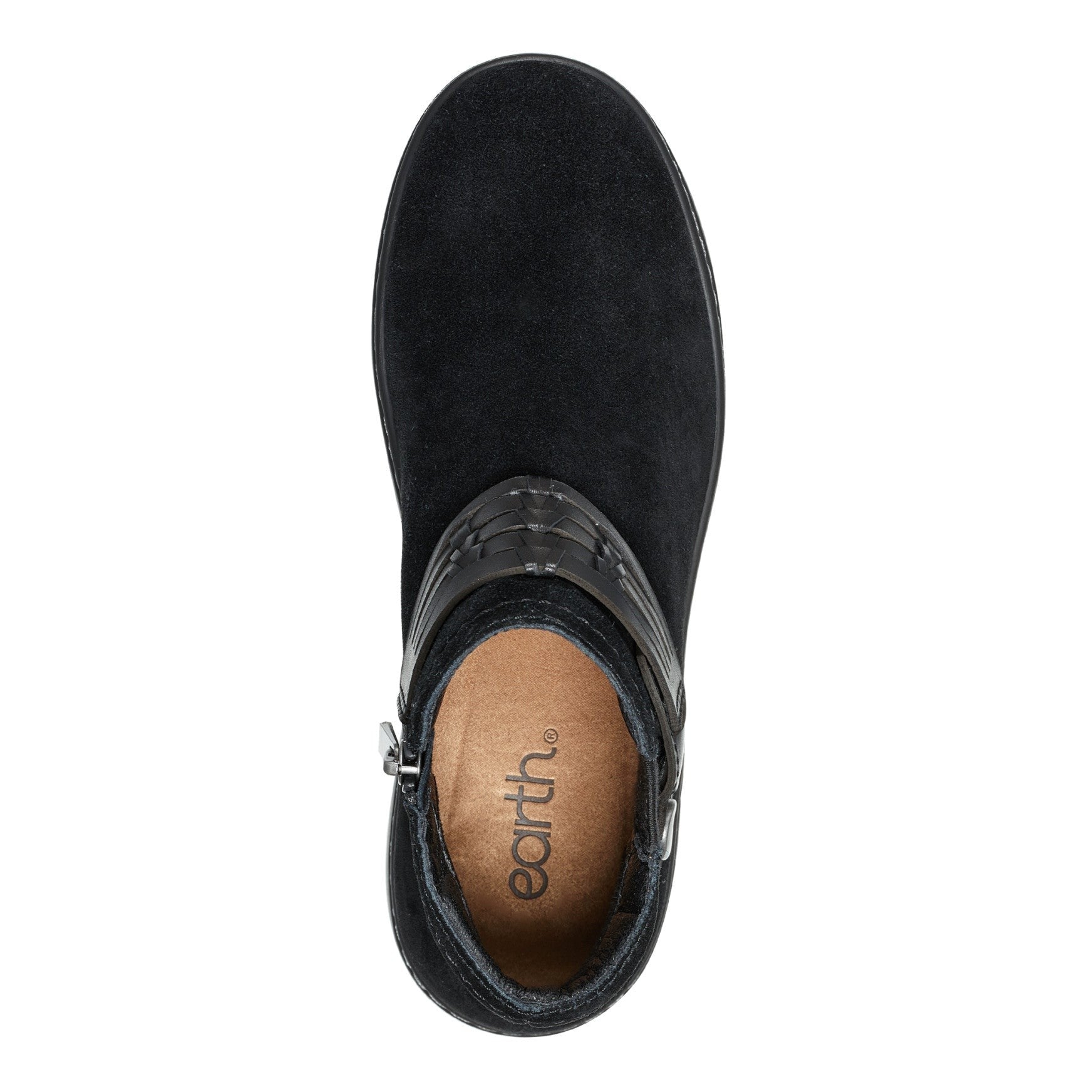 earth Synal Cushioned Arch Support Women's Casual Bootie - Black - 5