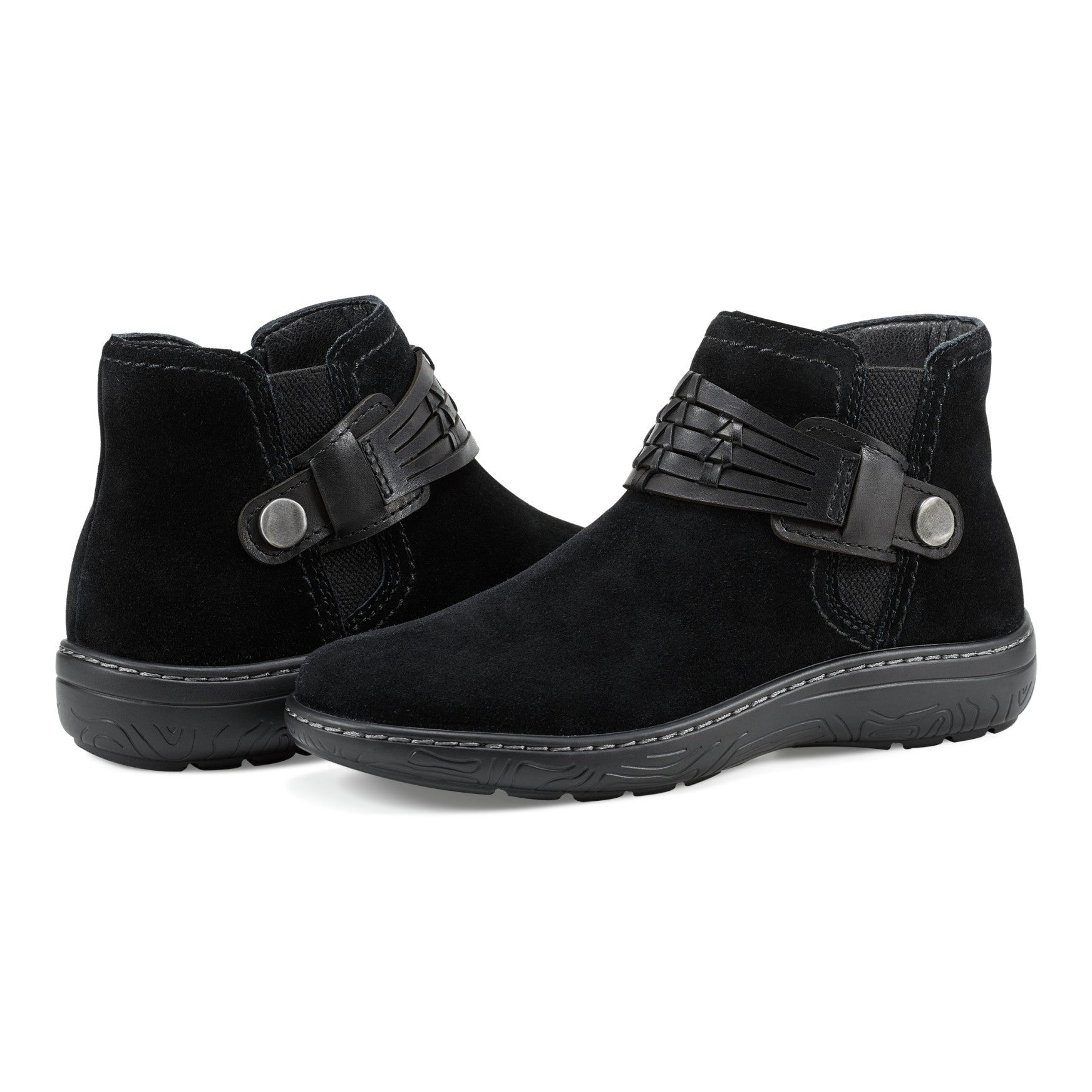 earth Synal Cushioned Arch Support Women's Casual Bootie - Black - 7