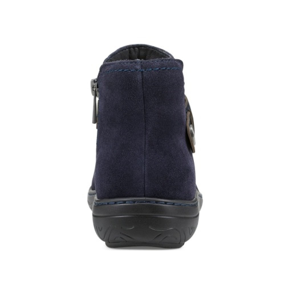earth Synal Cushioned Arch Support Women's Casual Bootie - Dark Blue - 4