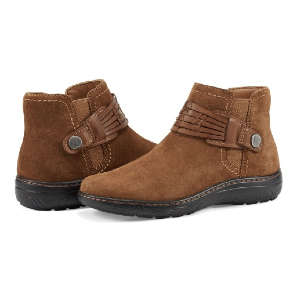 earth Synal Cushioned Arch Support Women's Casual Bootie - Medium Brown - 7