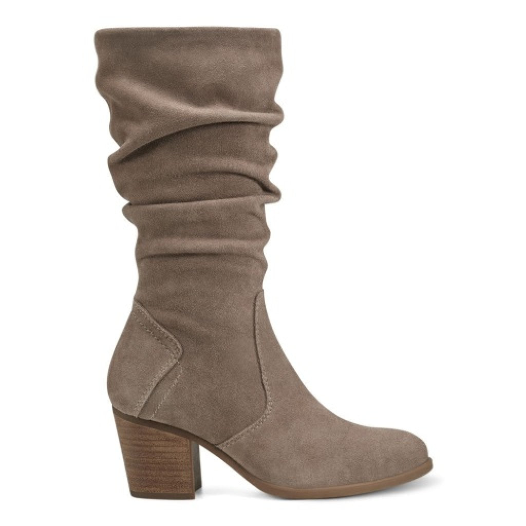 earth Vine Block Heel Almond Toe Casual Boot - Women's Cushioned Boot - Taupe - 2