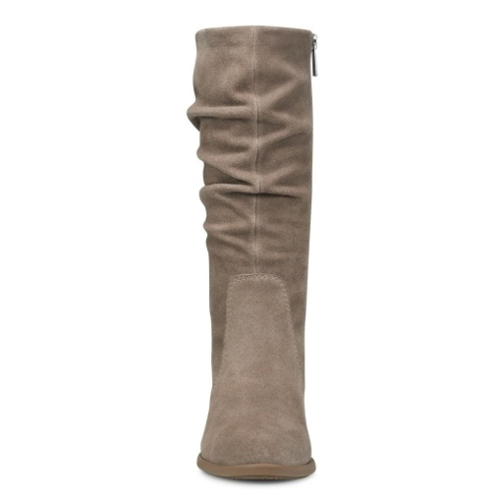 earth Vine Block Heel Almond Toe Casual Boot - Women's Cushioned Boot - Taupe - 3