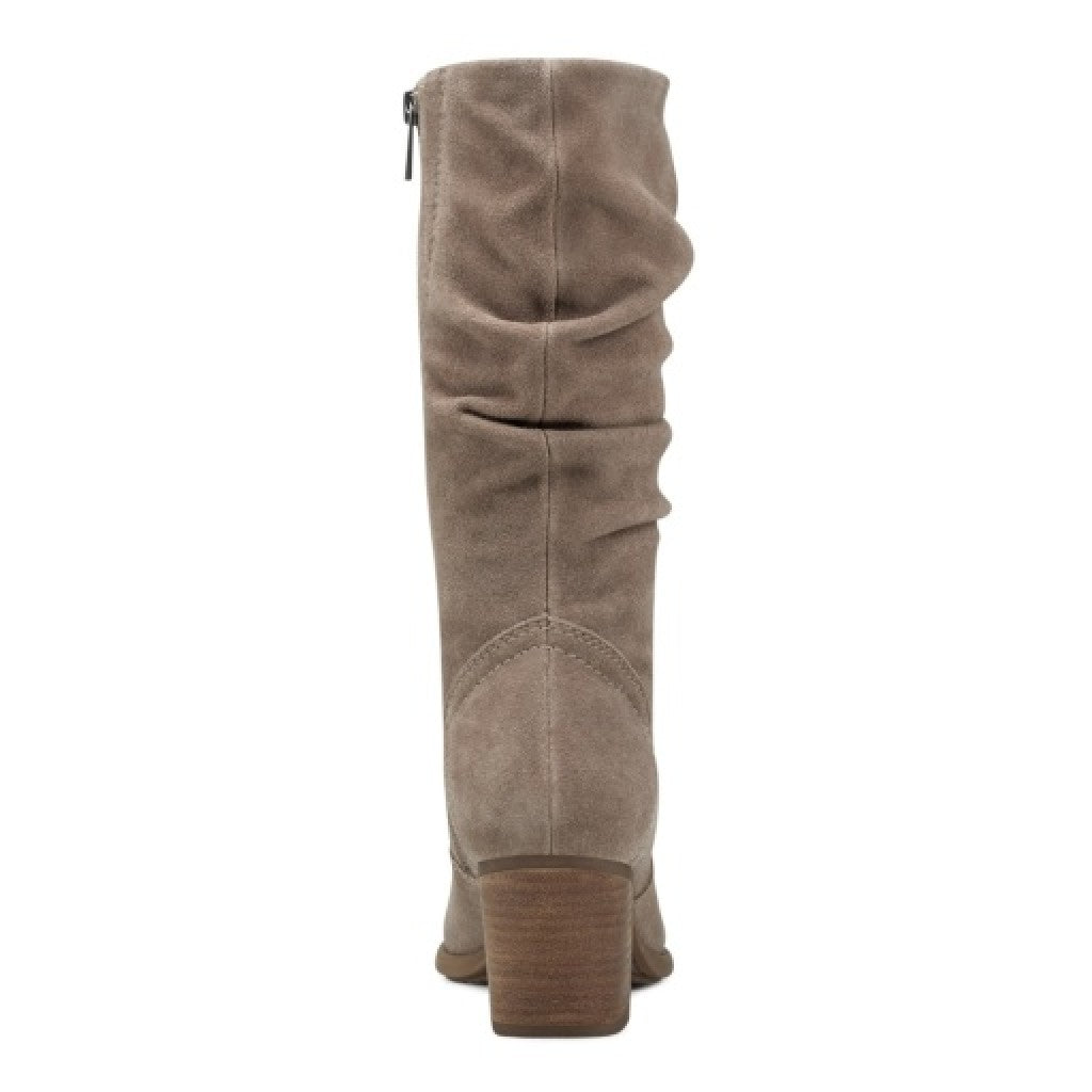 earth Vine Block Heel Almond Toe Casual Boot - Women's Cushioned Boot - Taupe - 4