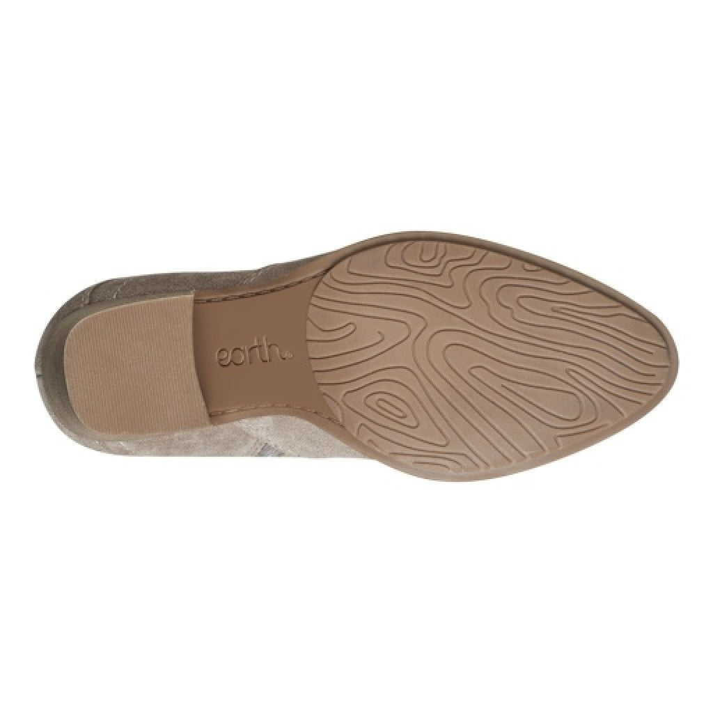earth Vine Block Heel Almond Toe Casual Boot - Women's Cushioned Boot - Taupe - 5