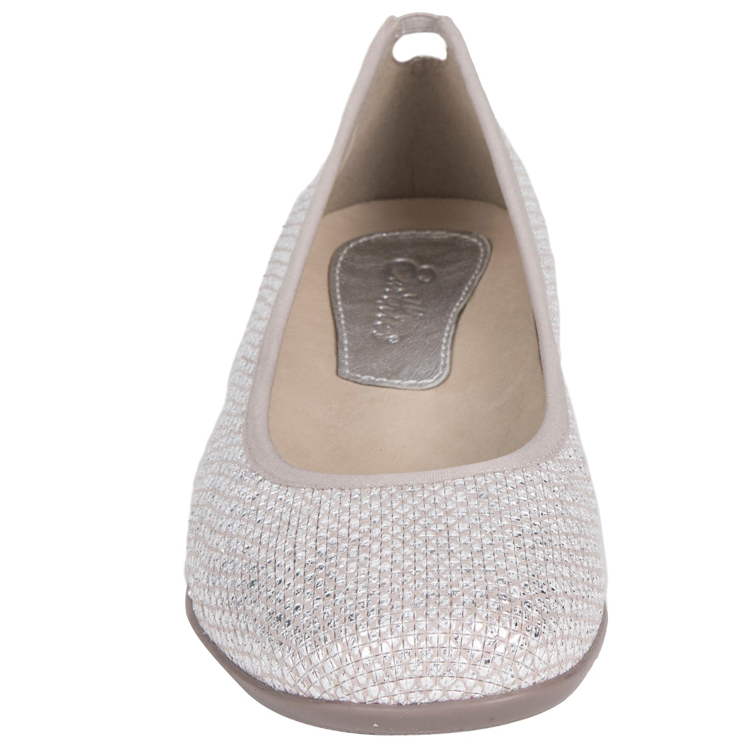 Earthies Ennis - Women's Ballet Flat - Taupe - front