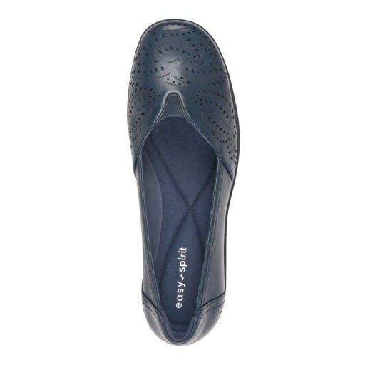 Easy Spirit Anika Women's Perforated Slip-On Flats - Dark Blue - View 5