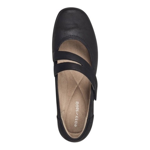 Easy Spirit Aranza Women's Mary Jane Flats - Black Crinkle - View 3