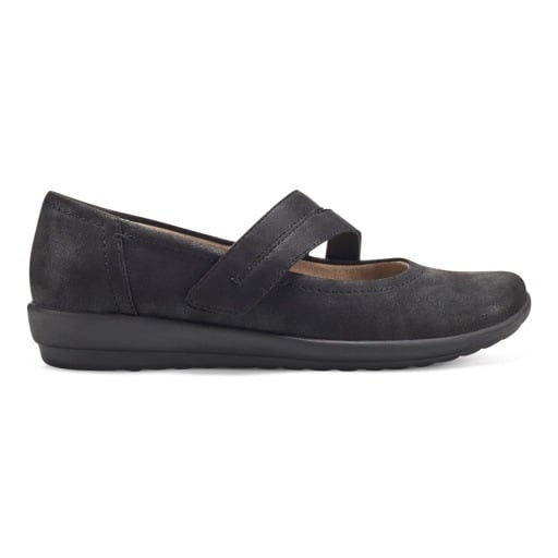 Easy Spirit Aranza Women's Mary Jane Flats - Black Crinkle - View 4