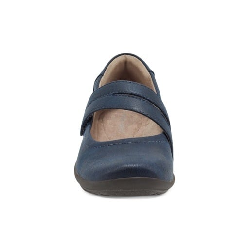 Easy Spirit Aranza Women's Mary Jane Flats - Navy Crinkle - View 2