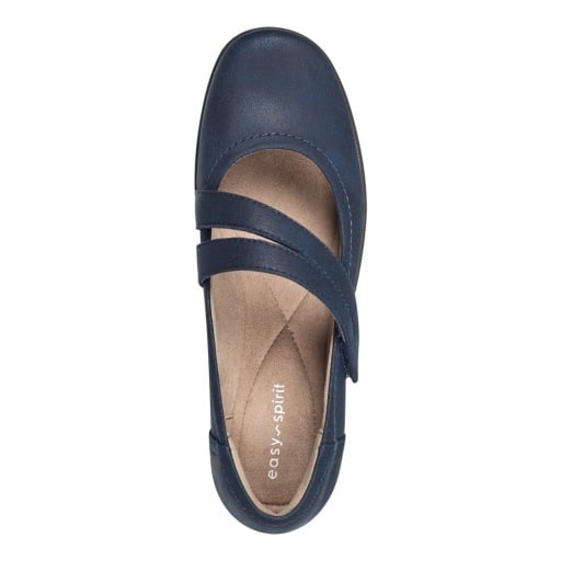 Easy Spirit Aranza Women's Mary Jane Flats - Navy Crinkle - View 3