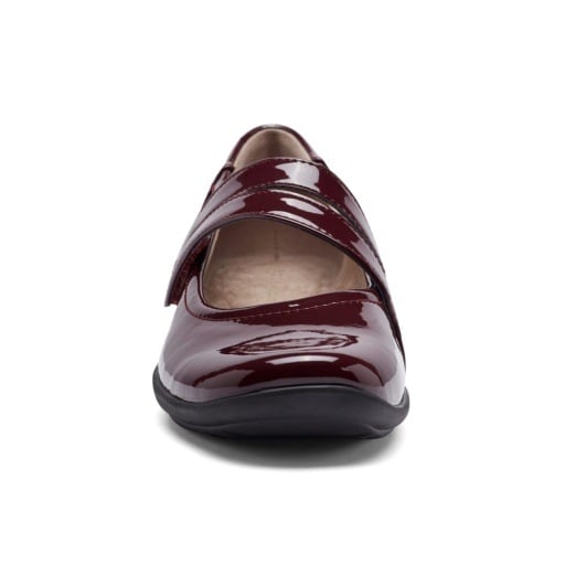 Easy Spirit Aranza Women's Mary Jane Flats - Dark Red Patent - View 3