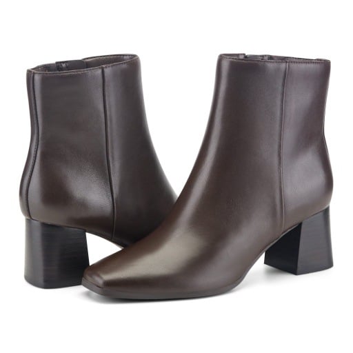 Easy Spirit Aurore Women's Block Heel Booties - Dark Brown - View 6