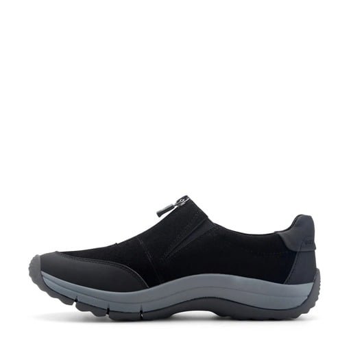 Easy Spirit Brynlee Women's Zip Sneakers - Black - View 4