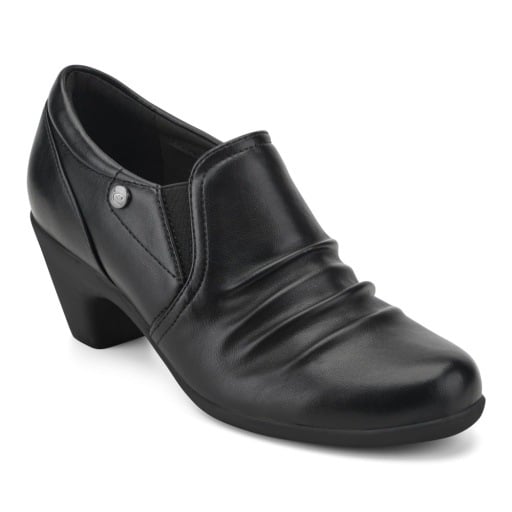 Easy Spirit Carolen Women's Heeled Slip-On Shoes - Black - View 1