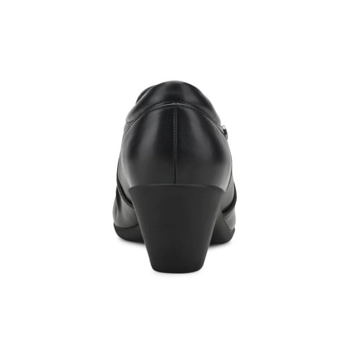 Easy Spirit Carolen Women's Heeled Slip-On Shoes - Black - View 3
