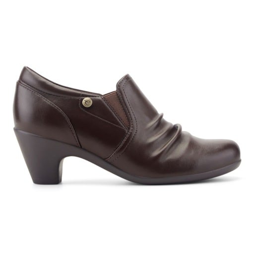 Easy Spirit Carolen Women's Heeled Slip-On Shoes - Dark Brown - View 2