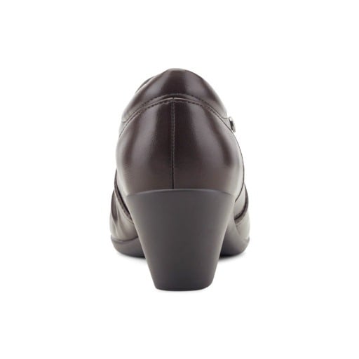 Easy Spirit Carolen Women's Heeled Slip-On Shoes - Dark Brown - View 3