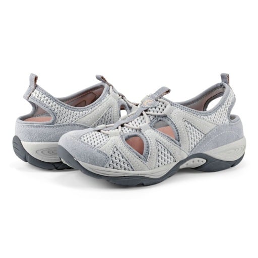 Easy Spirit Earthen Cushioned Arch Support Women's Walking Shoe Light Gray, view 7