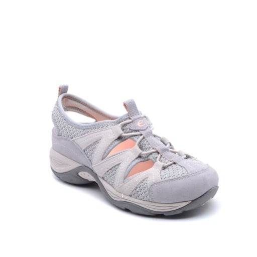 Easy Spirit Earthen Cushioned Arch Support Women's Walking Shoe Light Gray, view 8