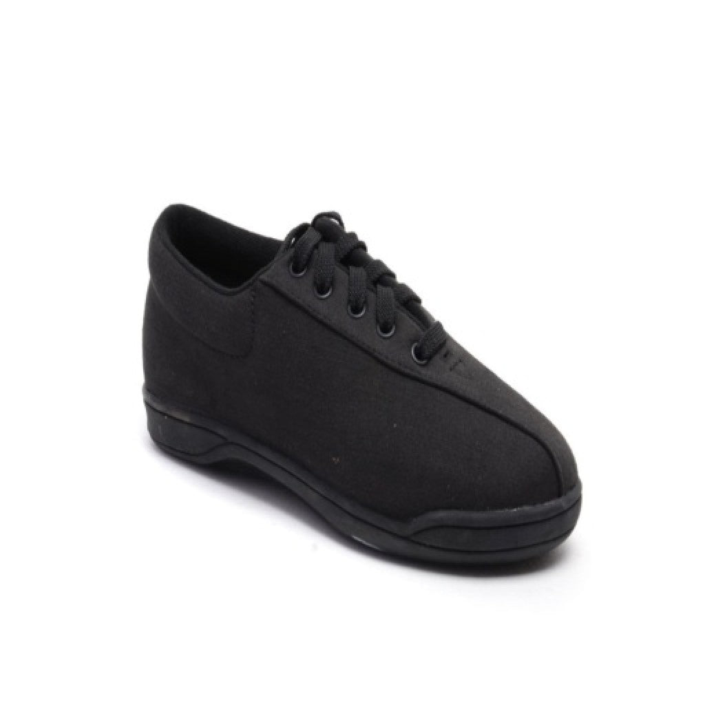Easy Spirit AP1 Athletic Cushioned Arch Support Women's Walking Shoe - Black Fab - 1