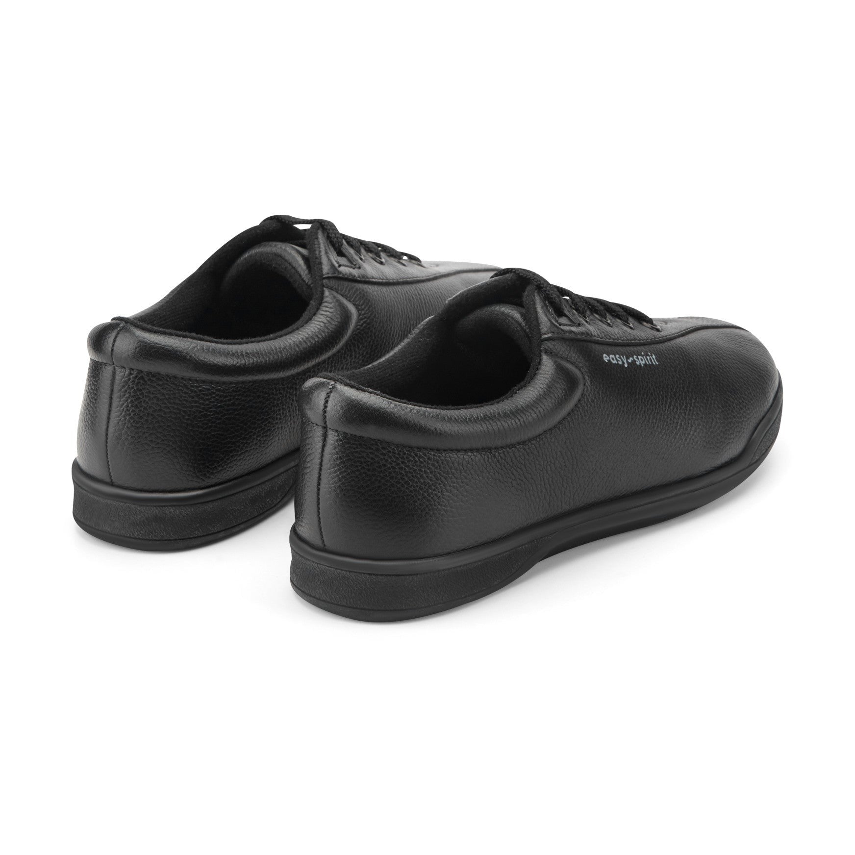 Easy Spirit AP1 Athletic Cushioned Arch Support Women's Walking Shoe - Black Leather - 3
