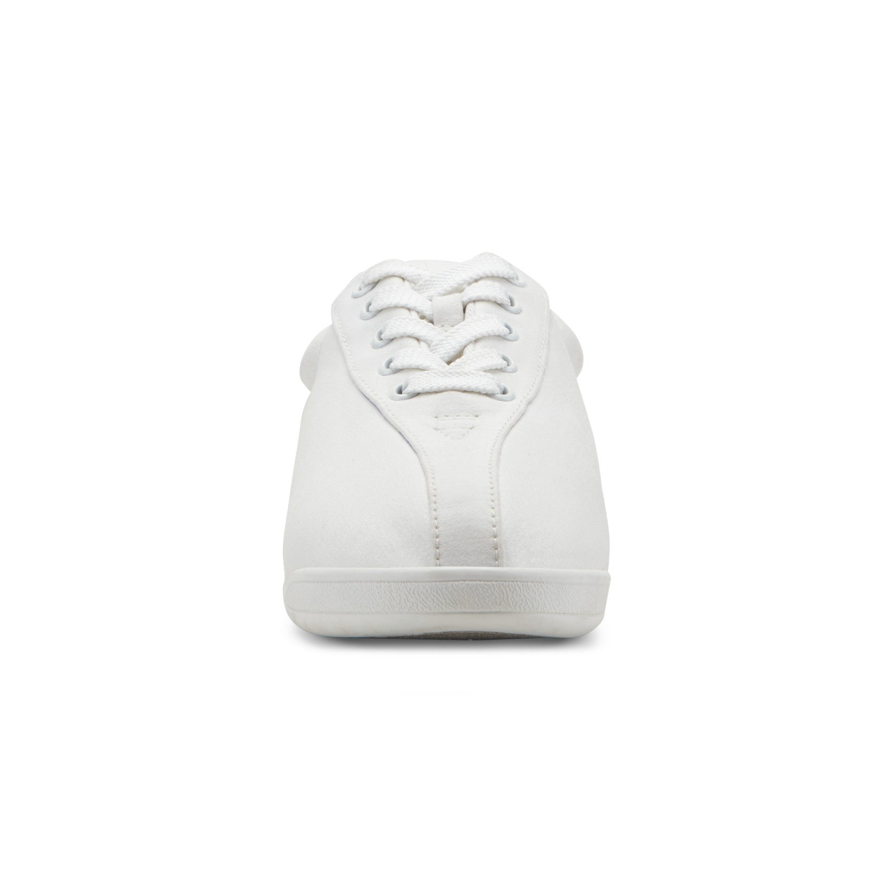 Easy Spirit AP1 Athletic Cushioned Arch Support Women's Walking Shoe - White Fabric - 3