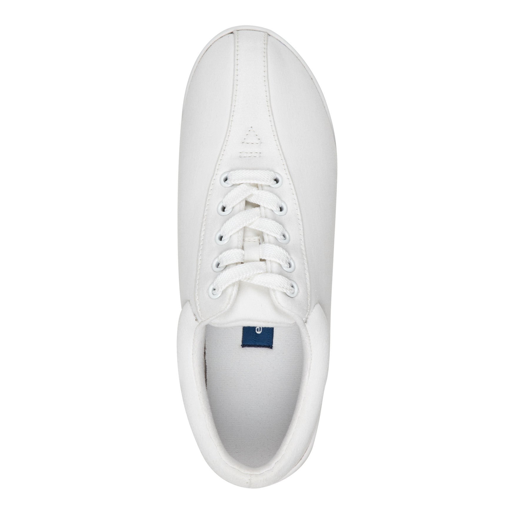 Easy Spirit AP1 Athletic Cushioned Arch Support Women's Walking Shoe - White Fabric - 5
