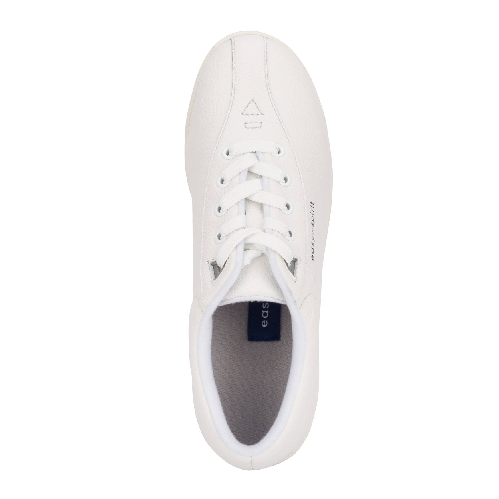 Easy Spirit AP1 Athletic Cushioned Arch Support Women's Walking Shoe - White Leather - 5