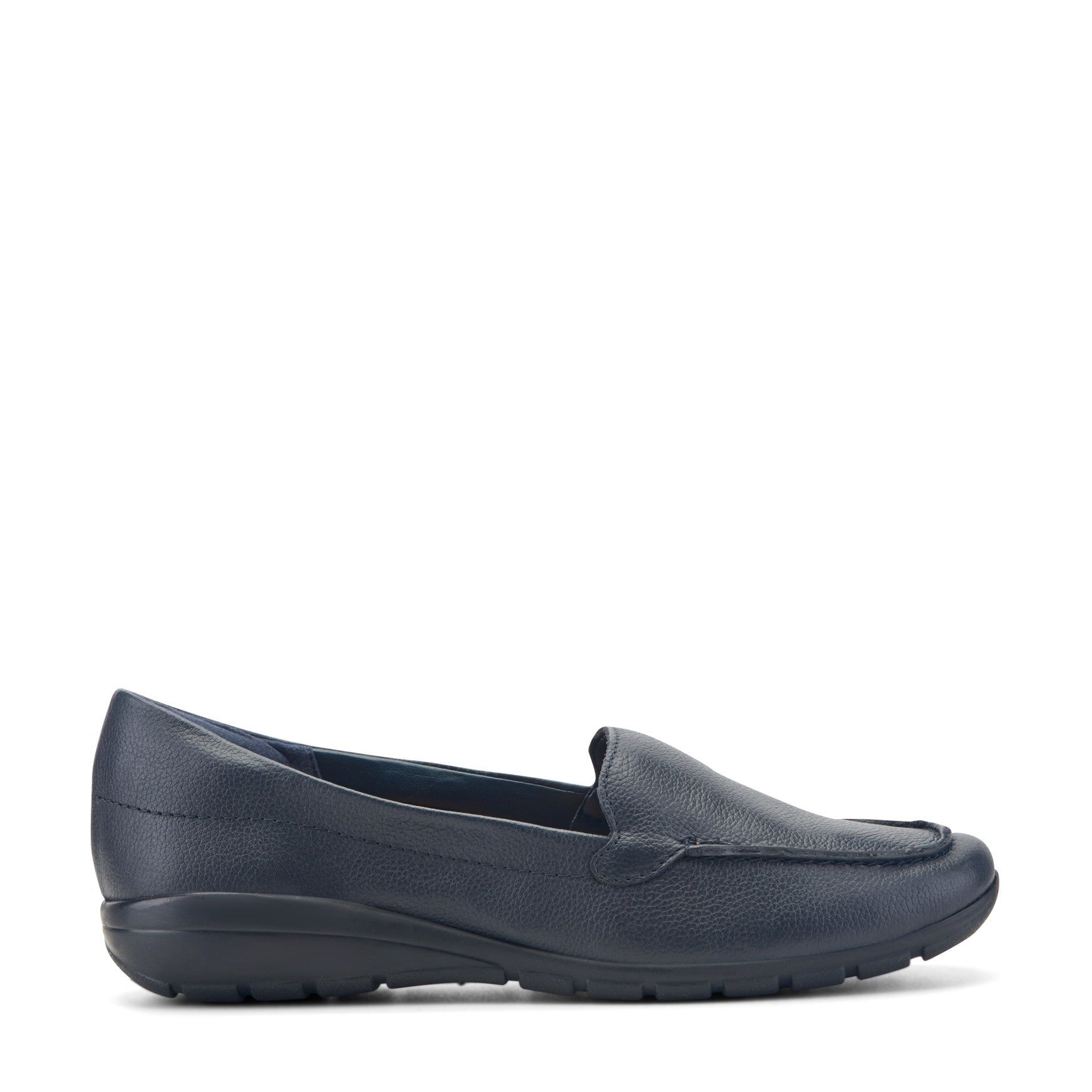 Easy Spirit Abide Casual Cushioned Arch Support Women's Casual Loafer - Bright Navy Leather - 1