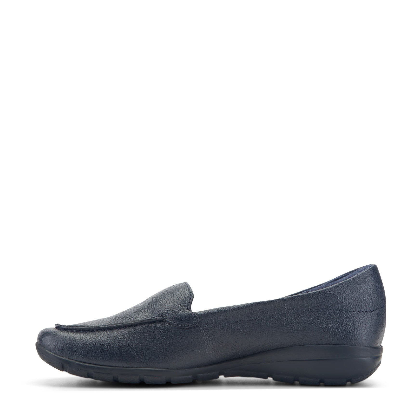 Easy Spirit Abide Casual Cushioned Arch Support Women's Casual Loafer - Bright Navy Leather - 4