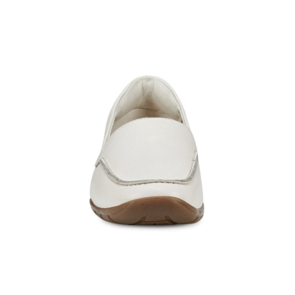 Easy Spirit Abide Croco Print Cushioned Arch Support Women's Casual Loafer - Ivory - 3