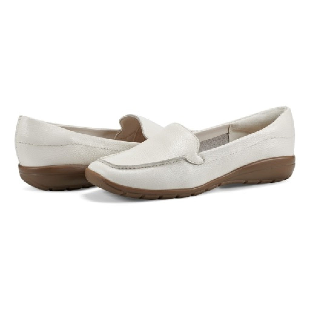 Easy Spirit Abide Croco Print Cushioned Arch Support Women's Casual Loafer - Ivory - 7
