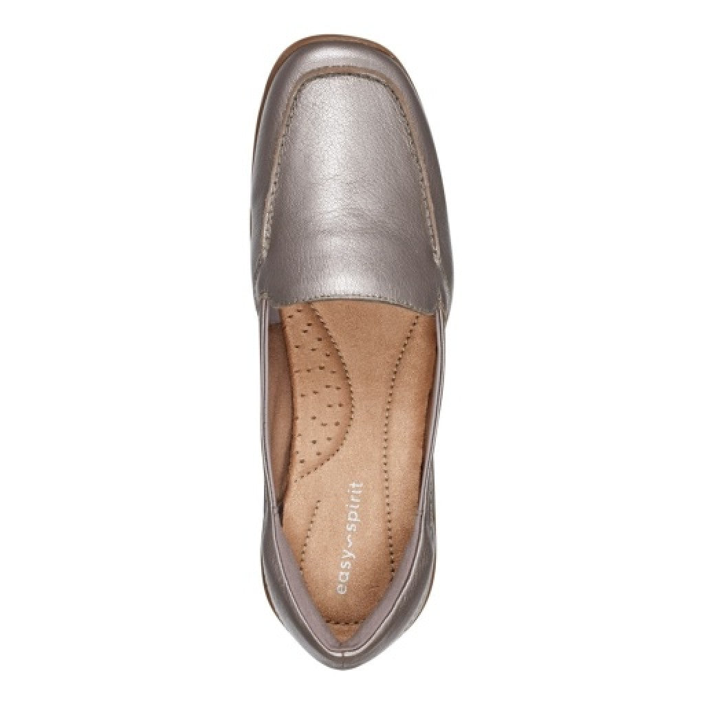 Easy Spirit Abide Croco Print Cushioned Arch Support Women's Casual Loafer - Taupe - 6