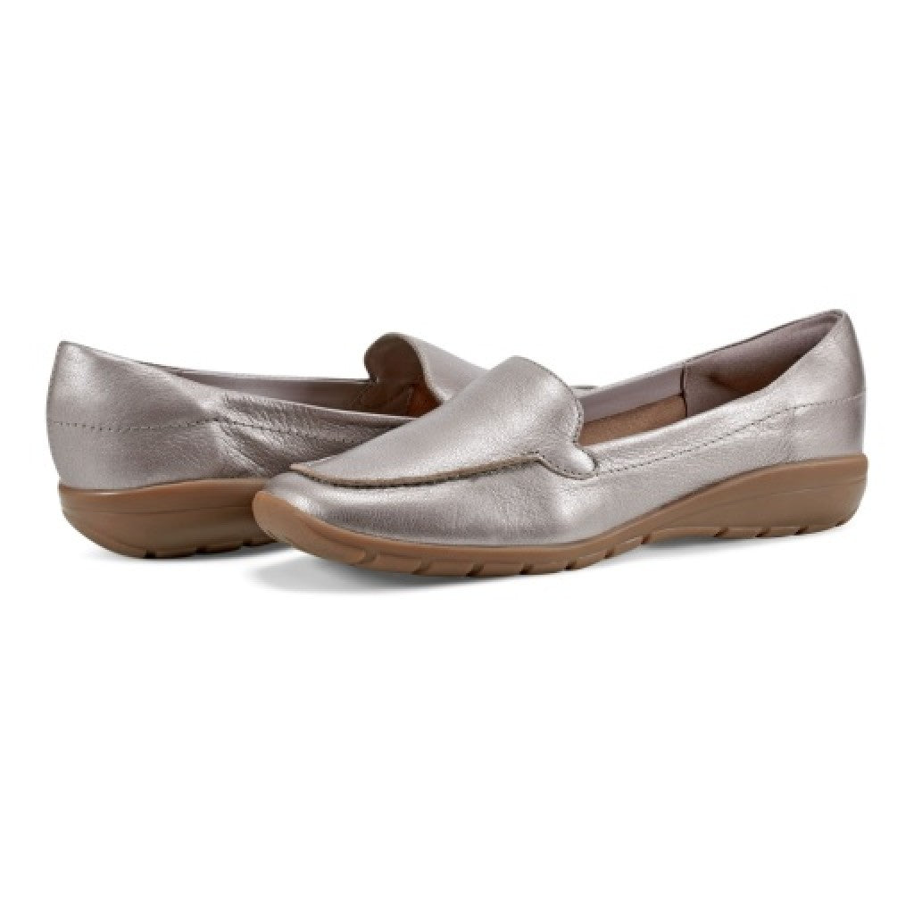 Easy Spirit Abide Croco Print Cushioned Arch Support Women's Casual Loafer - Taupe - 7