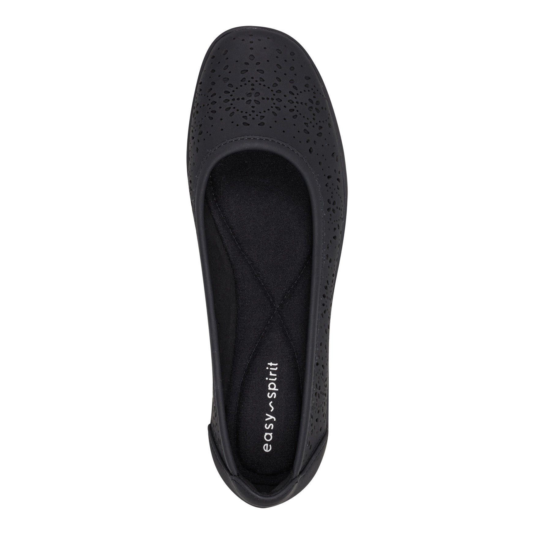 Easy Spirit Alessia Ballet Casual Cushioned Slip-On Women's Ballet Flat - Black - 5