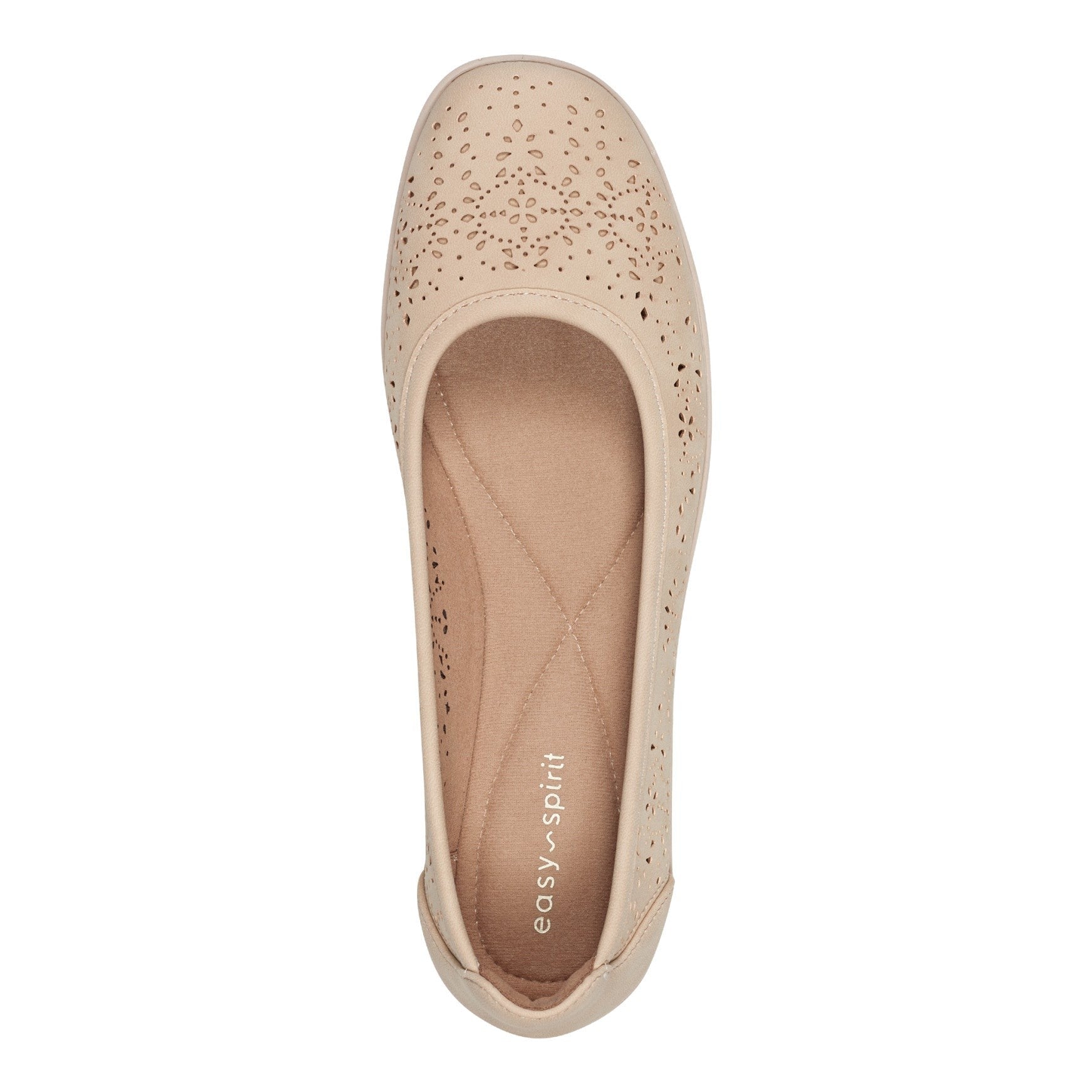 Easy Spirit Alessia Ballet Casual Cushioned Slip-On Women's Ballet Flat - Natural - 5