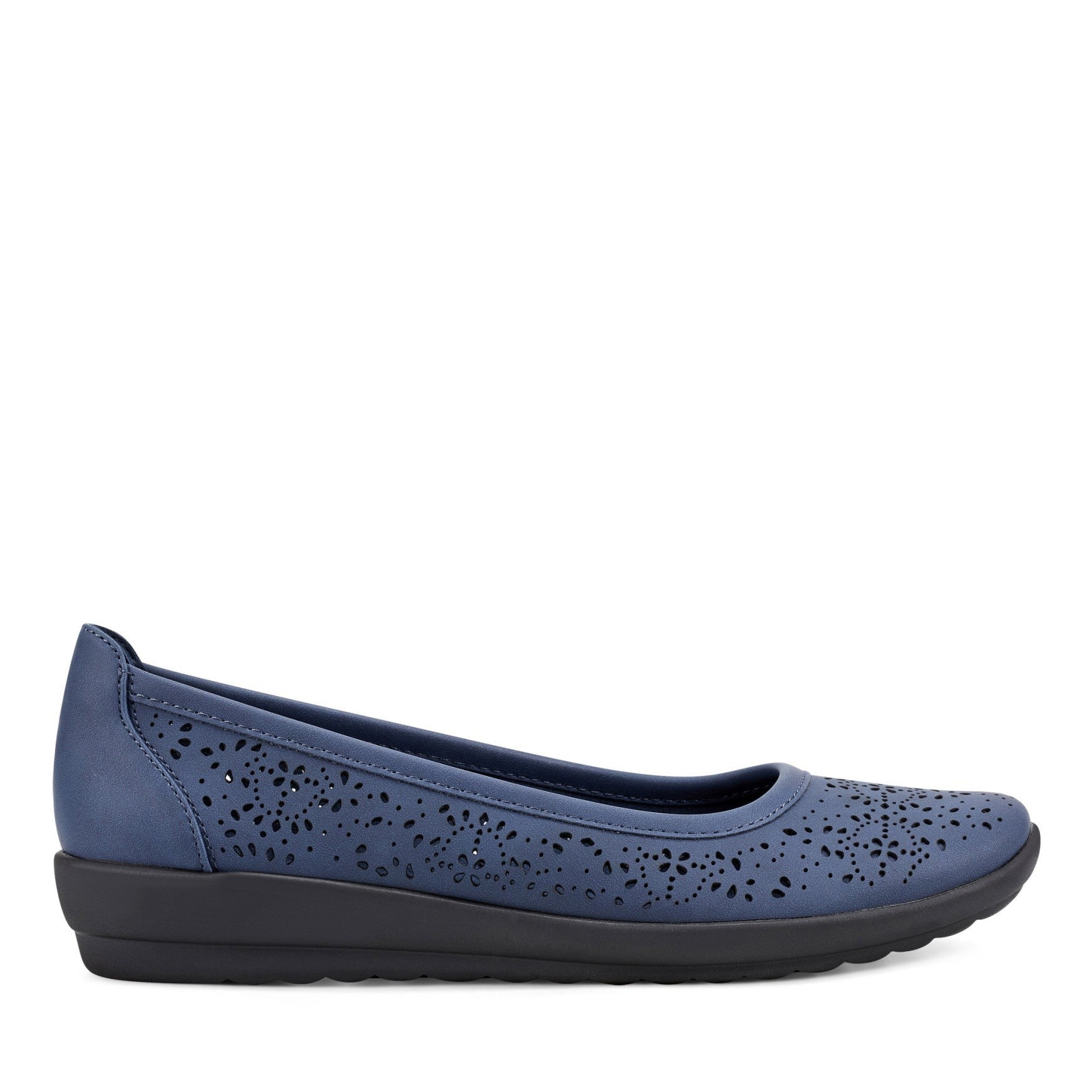 Easy Spirit Alessia Ballet Casual Cushioned Slip-On Women's Ballet Flat - Navy - 1