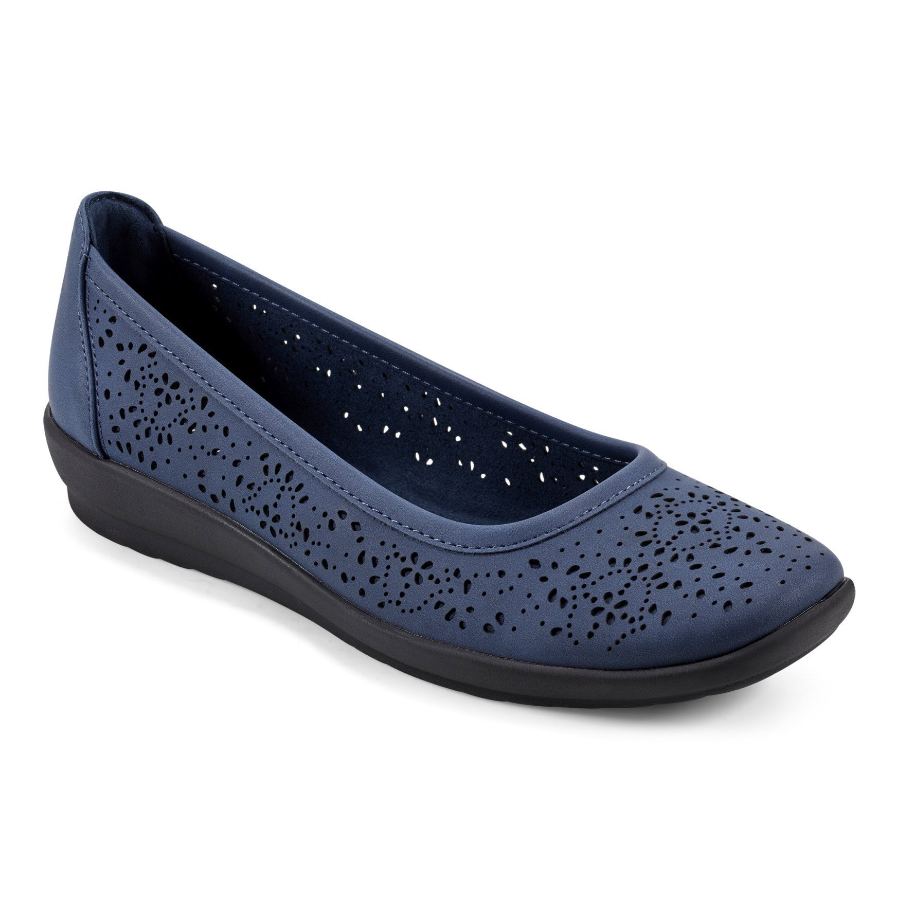 Easy Spirit Alessia Ballet Casual Cushioned Slip-On Women's Ballet Flat - Navy - 2