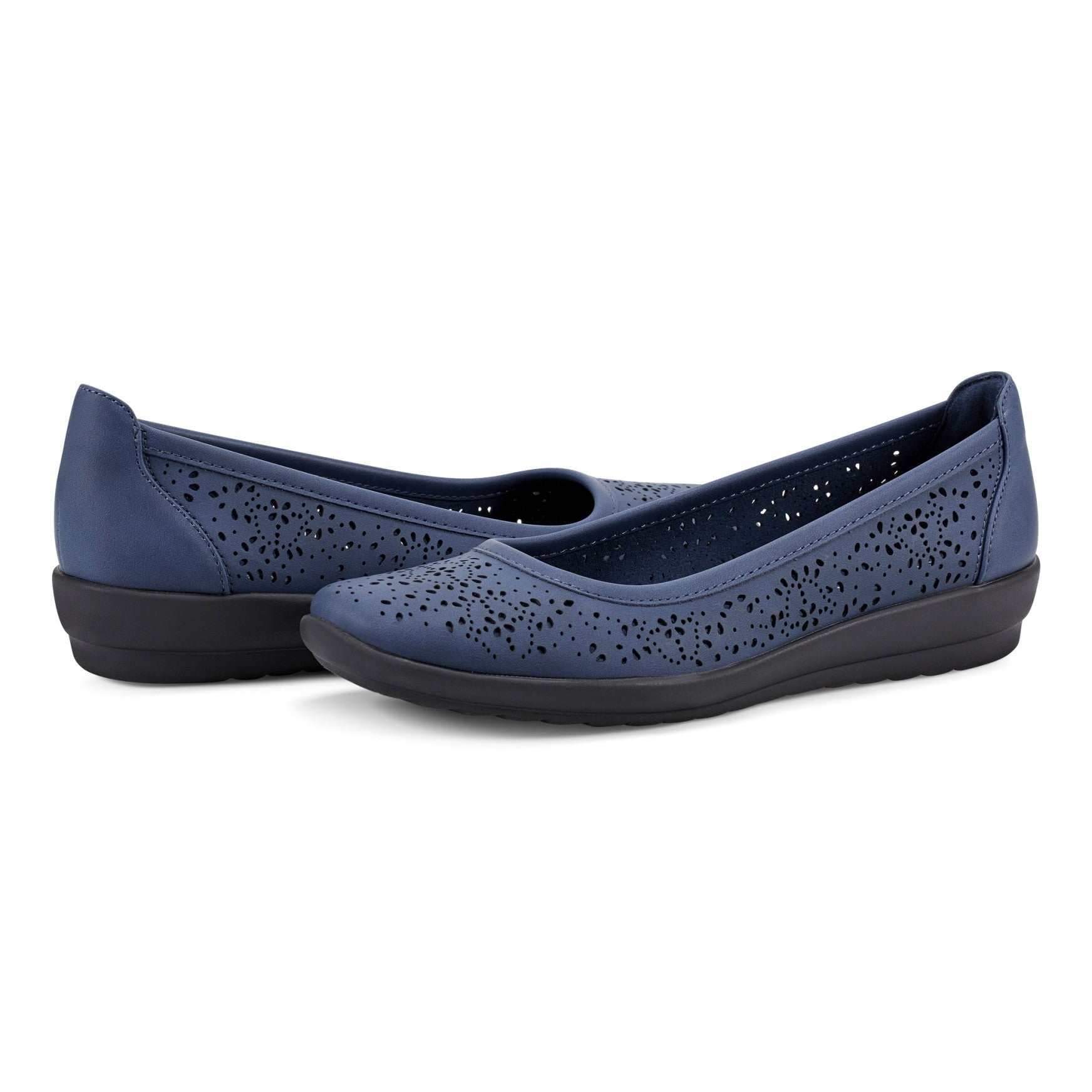Easy Spirit Alessia Ballet Casual Cushioned Slip-On Women's Ballet Flat - Navy - 7