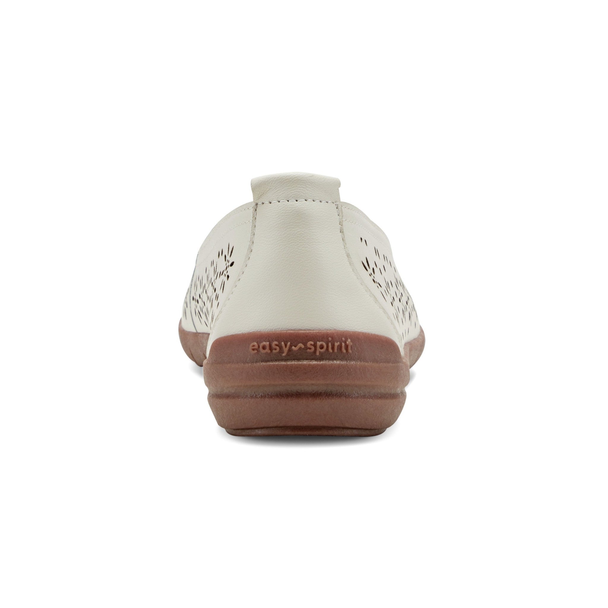 Easy Spirit Araceli Cushioned Arch Support Women's Ballet Flat - Ivory Leather - 4
