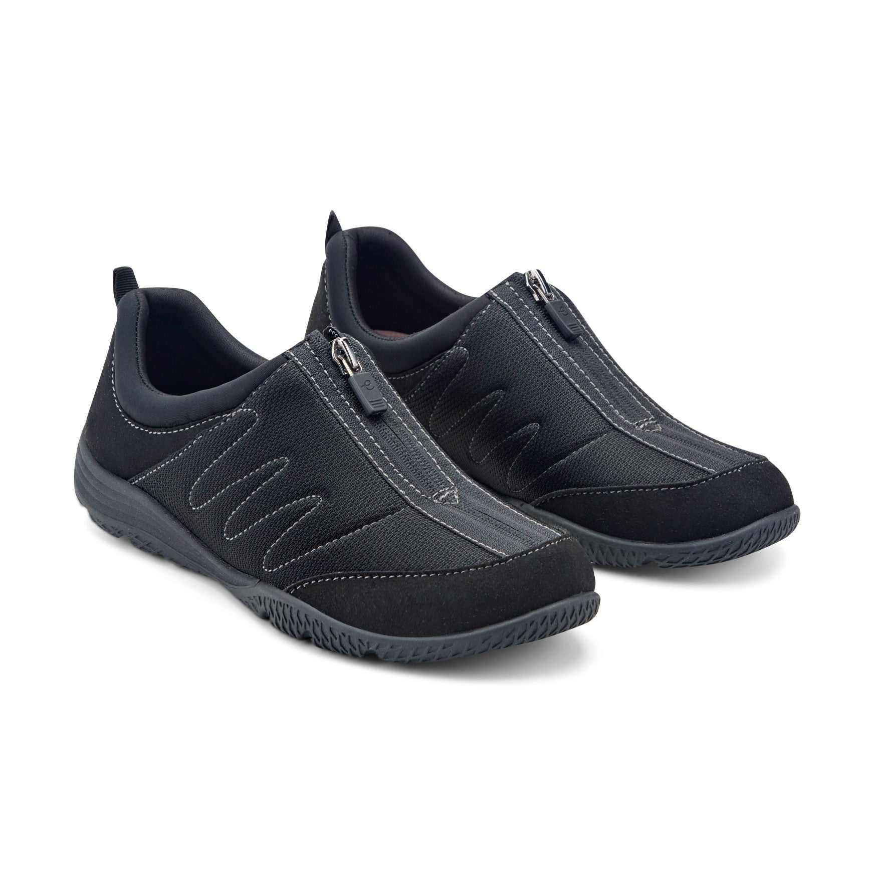 Easy Spirit Bestrong Cushioned Arch Support Women's Walking Shoe - Black Mesh - 2