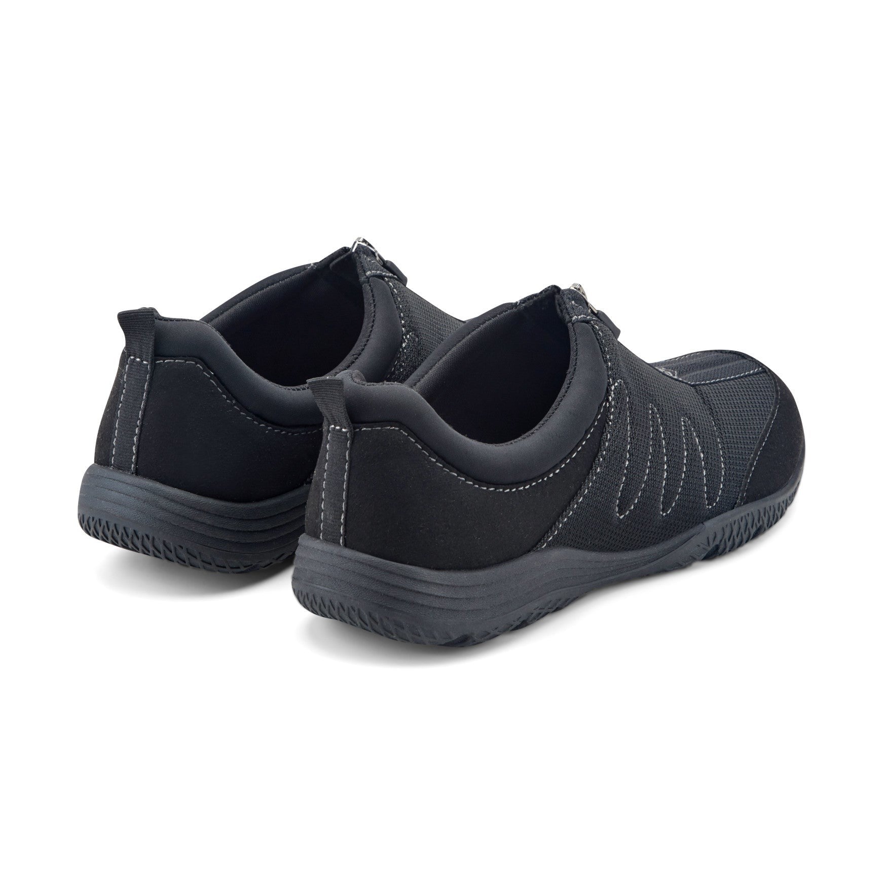 Easy Spirit Bestrong Cushioned Arch Support Women's Walking Shoe - Black Mesh - 3